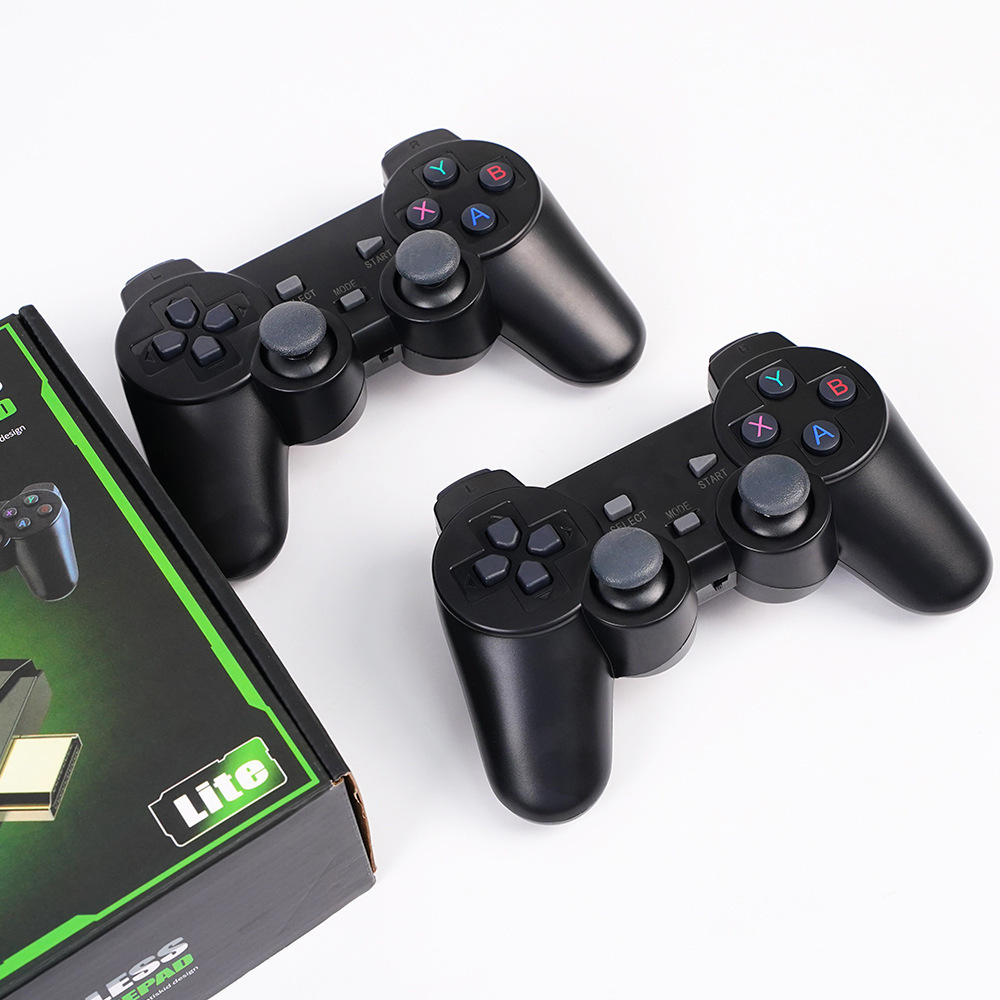 Mini Consola de Videojuegos para TV M8 2.4G HDMI, ABS, Inalámbrica, Doble Jugador