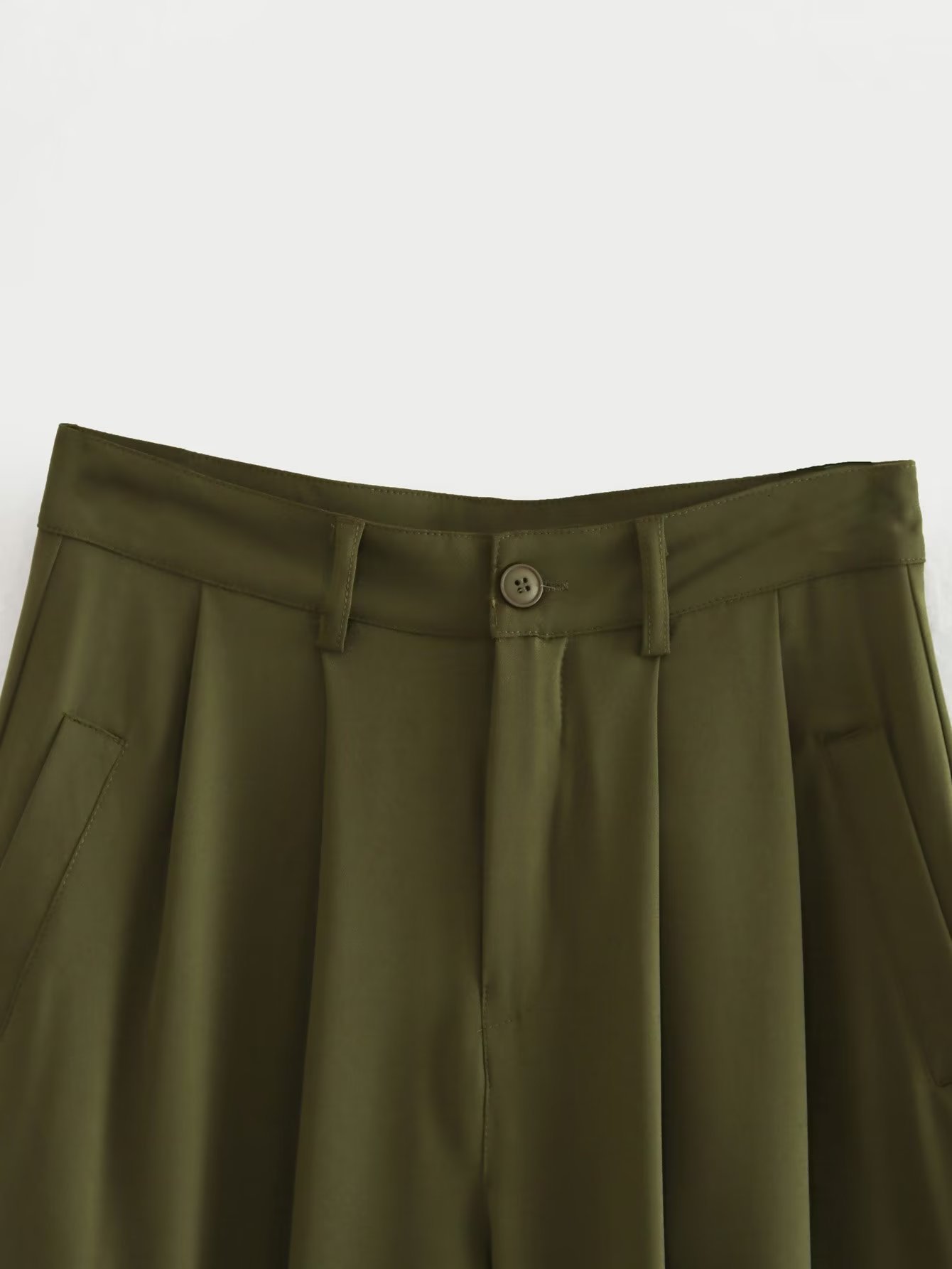Conjunto de verano para mujer con chaleco cuello v y pantalón ancho_voghion.com