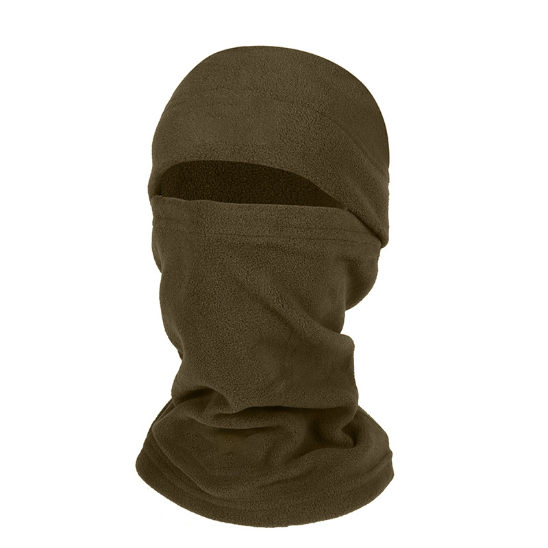 Cabeza caliente otoño y invierno al aire libre máscara de protección contra el frío sombrero bufandas guantes de vello para hombres y mujeres