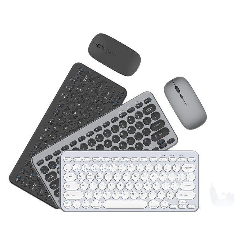 Yixin 909 デュアルモード充電式ワイヤレスキーボードとマウスセットサイレントシザー足クラフトはコンピュータタブレットに適しています|undefined