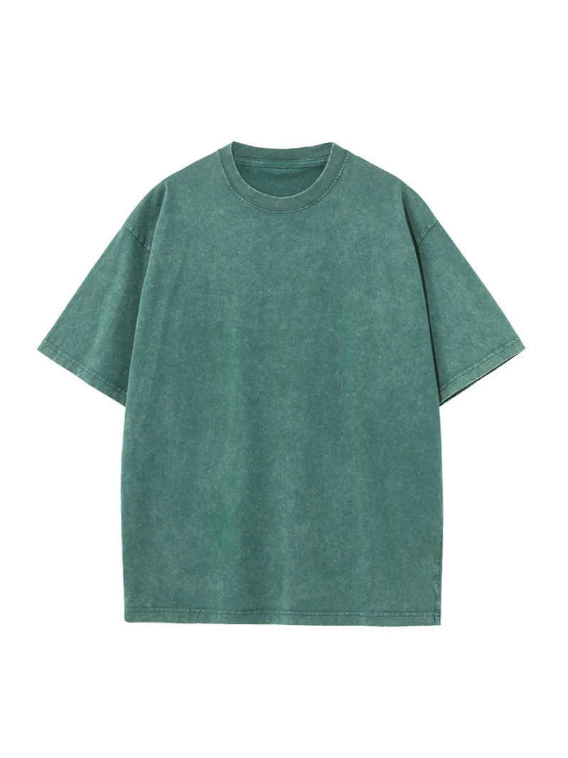 Cotton retro short sleeve T-shirt, oversize