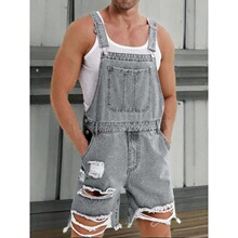 M 41174 Fashionable Ripped Denim Men's Shorts �ƶ�ţ�б���ѝ