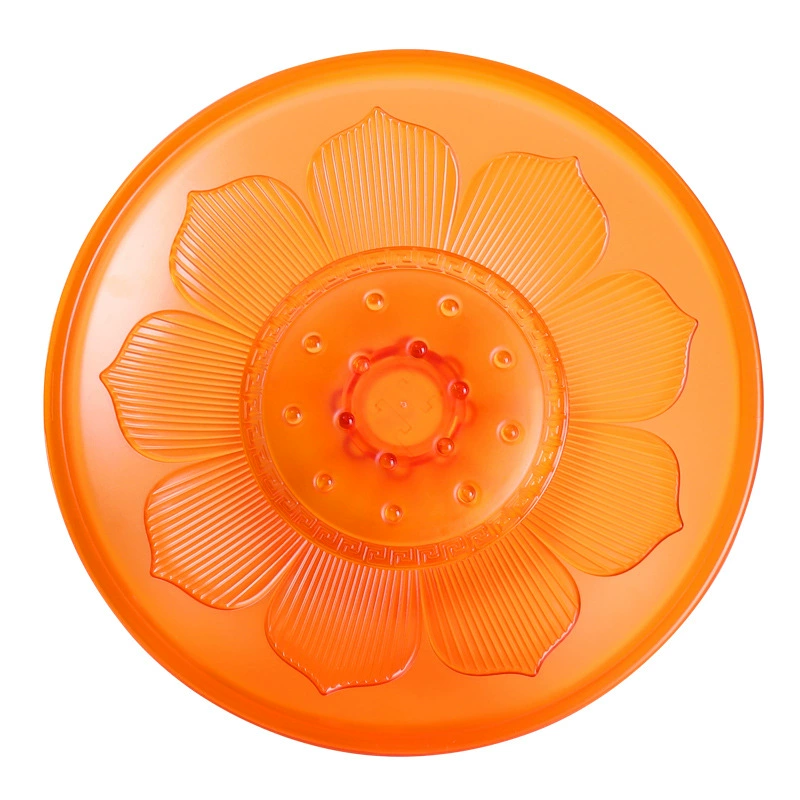 Mu En Plug - glazed fruit plate lotus supply plate home fruit tribute plate fruit disc Buddhist manufacturer wholesale