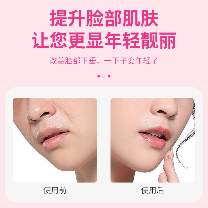 Fábrica en stock Pegatinas de patrón francés levantamiento se desvanecen líneas finas Rosa fragancia elástica pegatinas adhesivas suaves pegatinas de patrón de cuello pegatinas de oído al por mayor