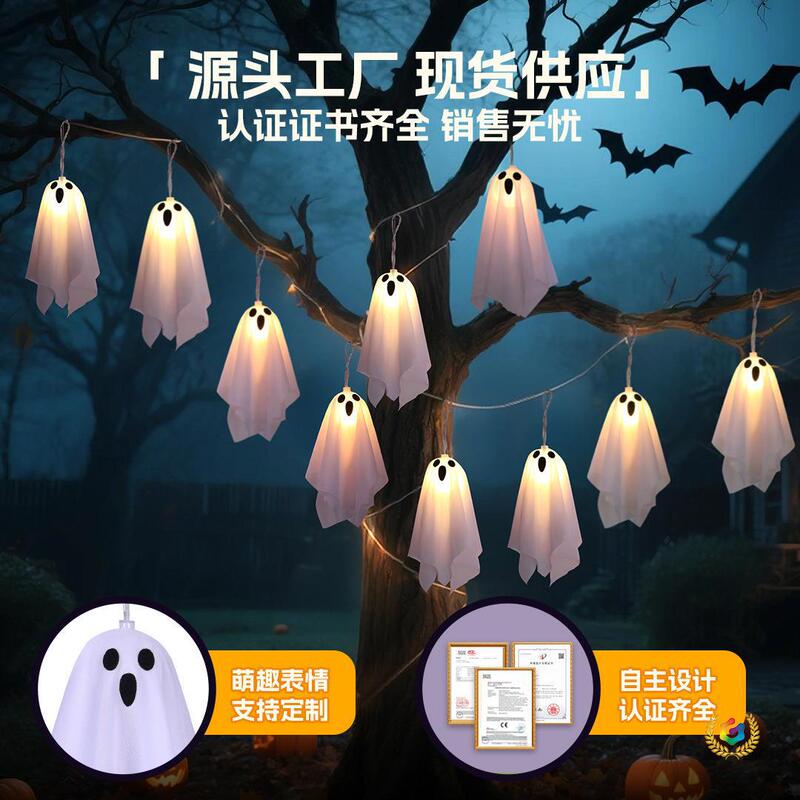 ✅ Glowing Halloween Ghost Ice Strip Led Light String for a Spooky Atmosphere, Room and Eaves Decoration ✅ Glowing Halloween Ghost Ice Strip Led Light String for a Spooky Atmosphere, Room and Eaves Decoration