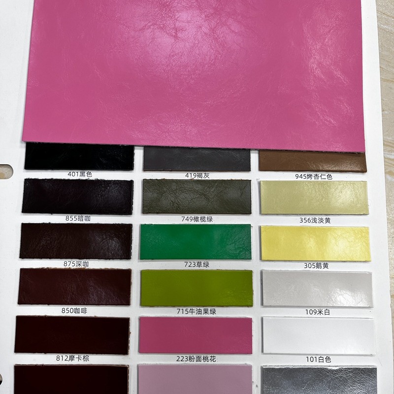 复古油皮PU皮革大小纹1.2mm箱包鞋材工艺品家居抱枕装饰软包面料