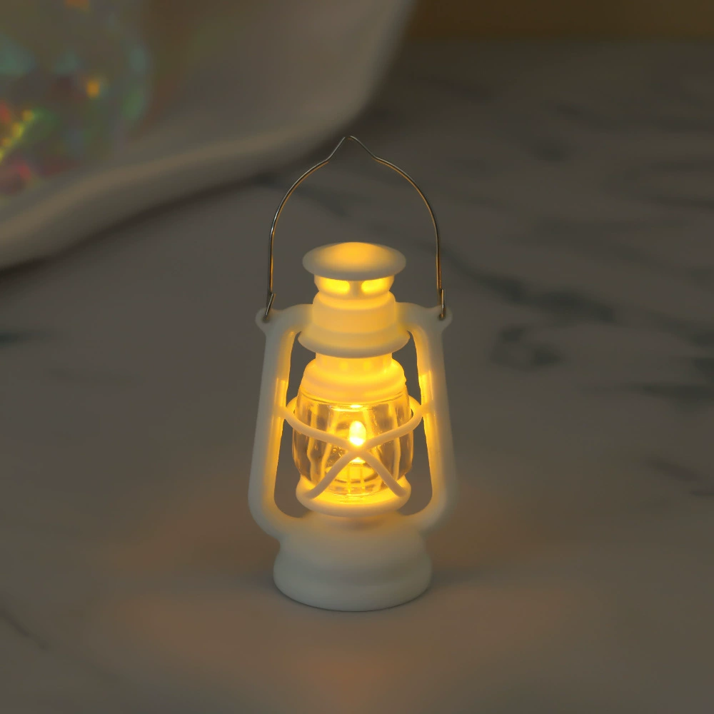 Retro small LED pony, electronic candle, night light, decorations, lights