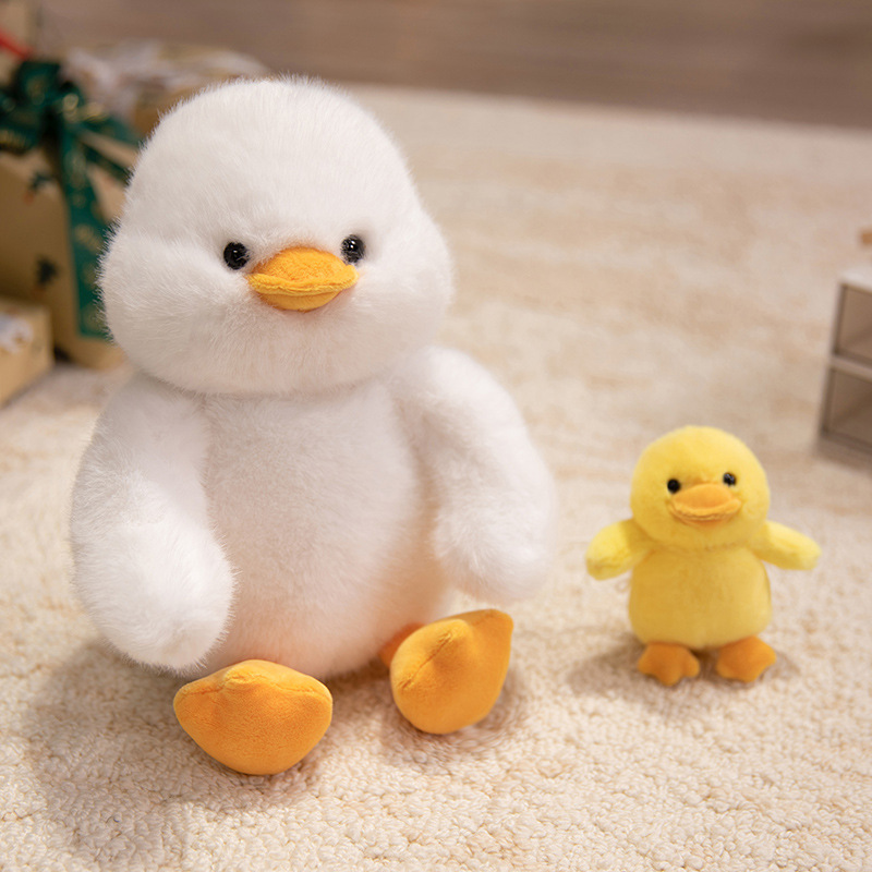 Madre e hijo encantador perro pato muñeca muñeca de peluche zorro conejo muñeca para niños pacificador muñeca