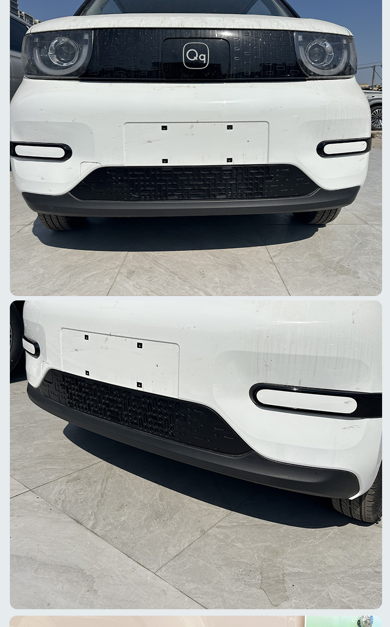 Chery QQ Ice Cream front bumper grille modification exterior decorative anti-insect net car accessories