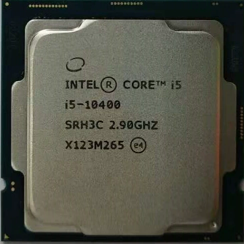 [Процессор i5-10400 без коробки, 6 ядер 12 потоков, совместим с материнскими платами H410/B460, для 10-го поколения]
