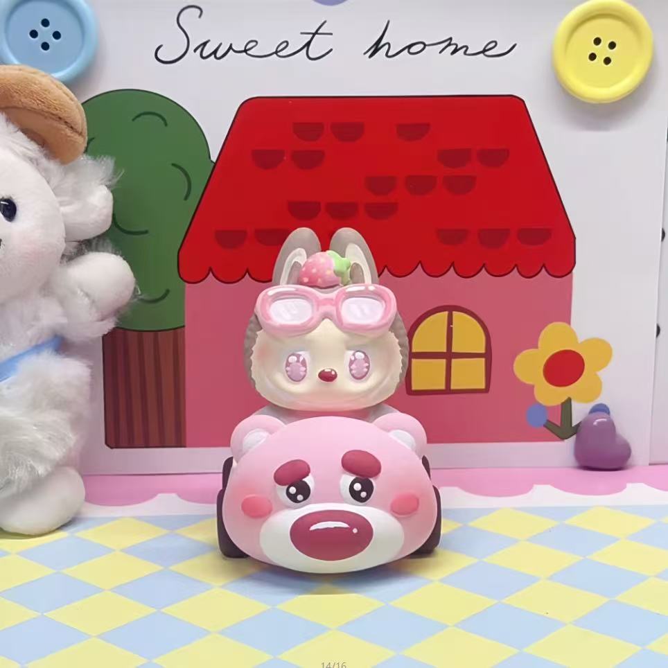 3D dibujos animados estereoscópicos tela de tela de tela de fragancia muñeca de banda magnética blanca DIY dibujado a mano bolso de cámara mini adornos