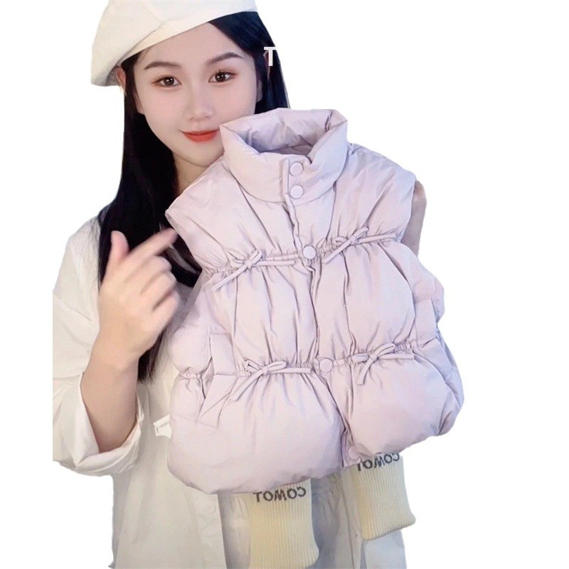 Chaleco de algodón para niñas ropa de otoño e invierno 2024 nuevo chaleco para niños chaleco abrigado acolchado para niñas invierno