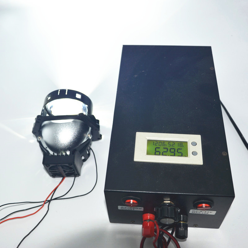Auto LED doble taza de luz láser lente de doble luz condensadora de luz alta y cercana actualización de luz de automóvil universal 65W