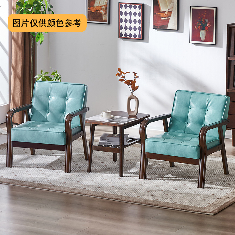 벤트우드 다크 브라운 풀 도트 라이트 블루 오일 왁스 가죽