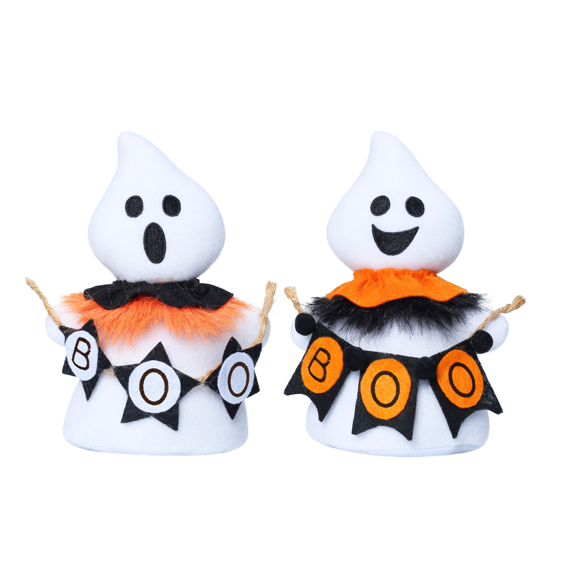 Nuevos productos transfronterizos Halloween fantasma blanco muñeca sin cara muñeca gnomo decoración decoración Rudolph goblin muñeca