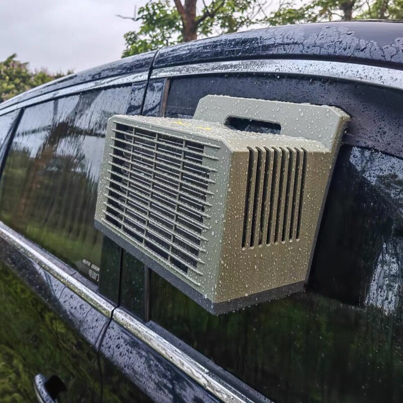 Window-Mounted Air Conditioner Cac2.0 Ductless 48V Parking Air Conditioner for Tents, Portable Outdoor Camping Inverter Cooling