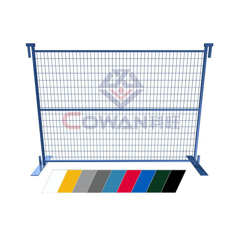 [Suministro del fabricante] Barandilla temporal Canadá Barandilla móvil temporal valla de aislamiento de seguridad para la multitud