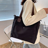 Handheld fashionable trend capacious one-shoulder bag, shopping bag