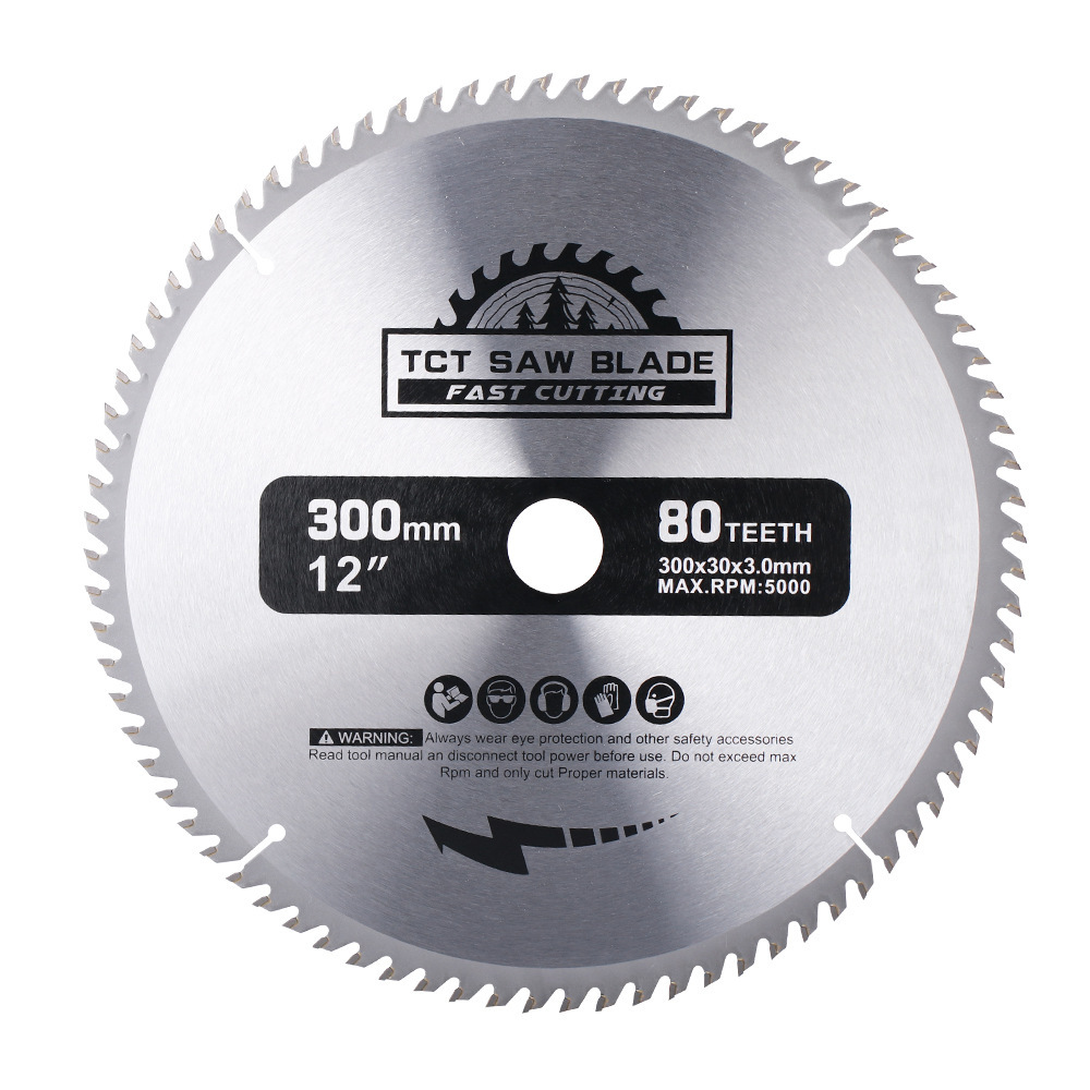 TCT硬质合金锯片12寸300mm*30mm*40T/60T/80T木工锯片圆推台锯