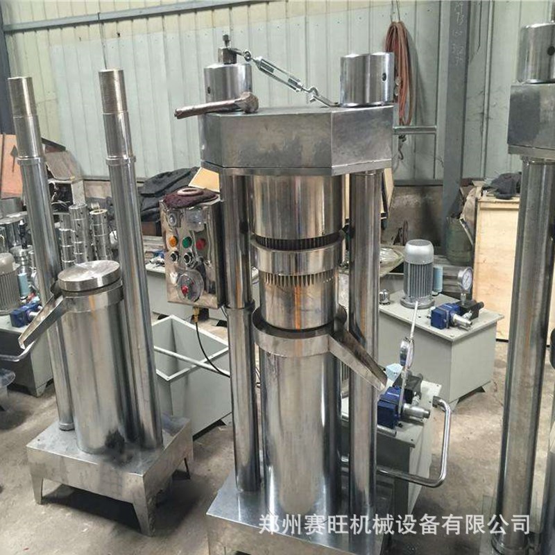 厂家供应小型液压茶籽压榨机 立式花生菜籽榨油机 液压商用香油机