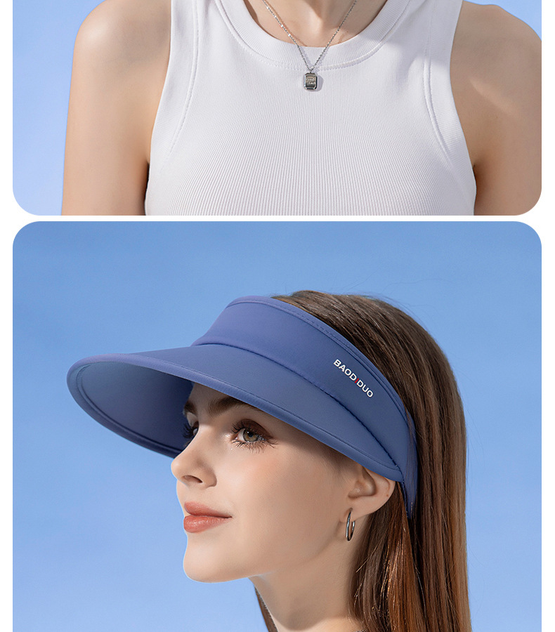 Mujeres Elegante Básico Color Sólido Grandes Aleros Sombrero Para El Sol display picture 9