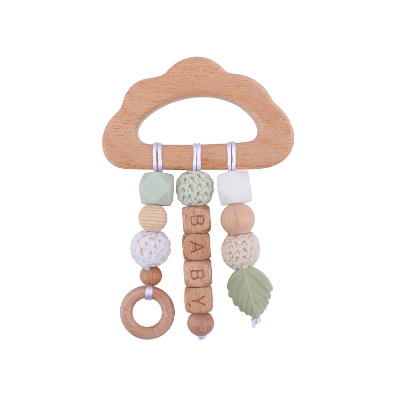 Nuevo bebé suministros de dibujos animados animal haya mordedor creativo bebé DIY mordedura molar mordedura juguete