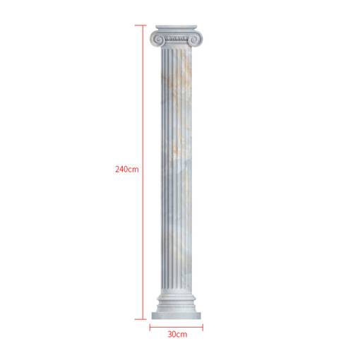 2024 new creative stickers 3D three-dimensional Roman column wall stickers self-adhesive wall decoration living room background wall wallpaper