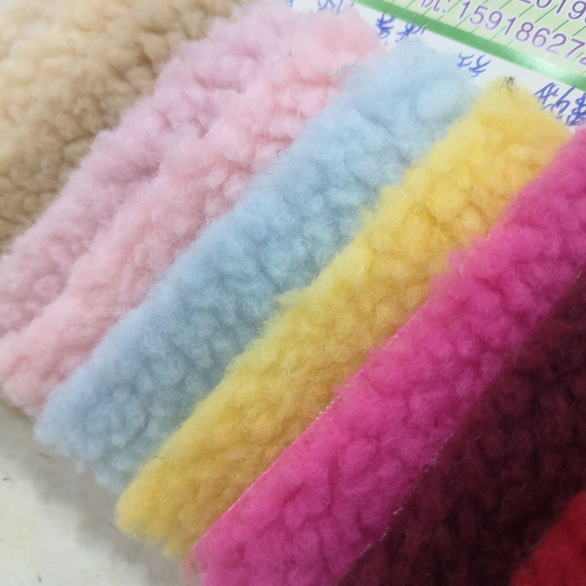 现货 加厚羊羔绒绒布  仿羊羔毛大颗粒 秋冬复合里布服装鞋帽供应