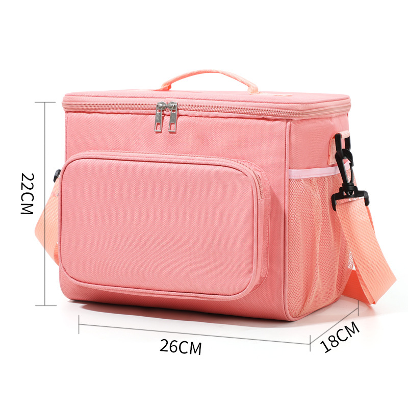Nuevo Amazon al aire libre picnic gran bolsa de hielo de gran capacidad portátil bolsa de almuerzo aislante bolsa de comercio exterior bolsa de almuerzo