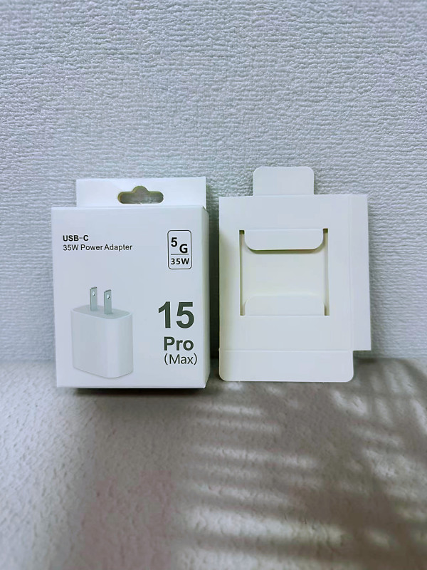 适用于苹果手机PD充电器 35W美欧英规充电器包装iPhone15充头纸盒|undefined