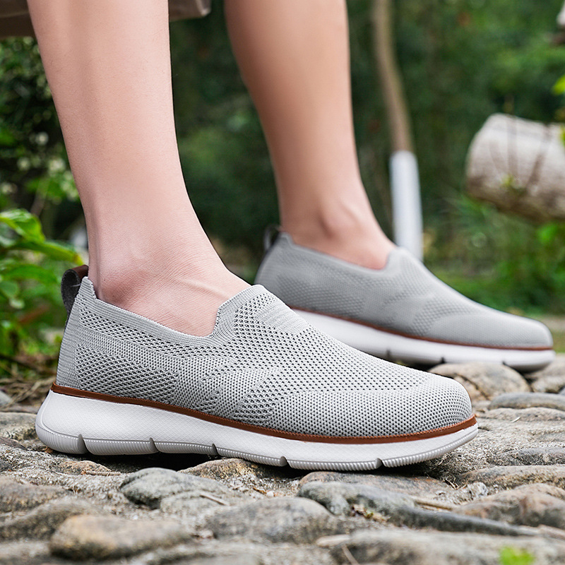 2024 calcetines zapatos de un pie zapatos de hombre zapatos de deporte transpirables zapatos de malla para hombre zapatos de carreras transfronterizos de gran tamaño