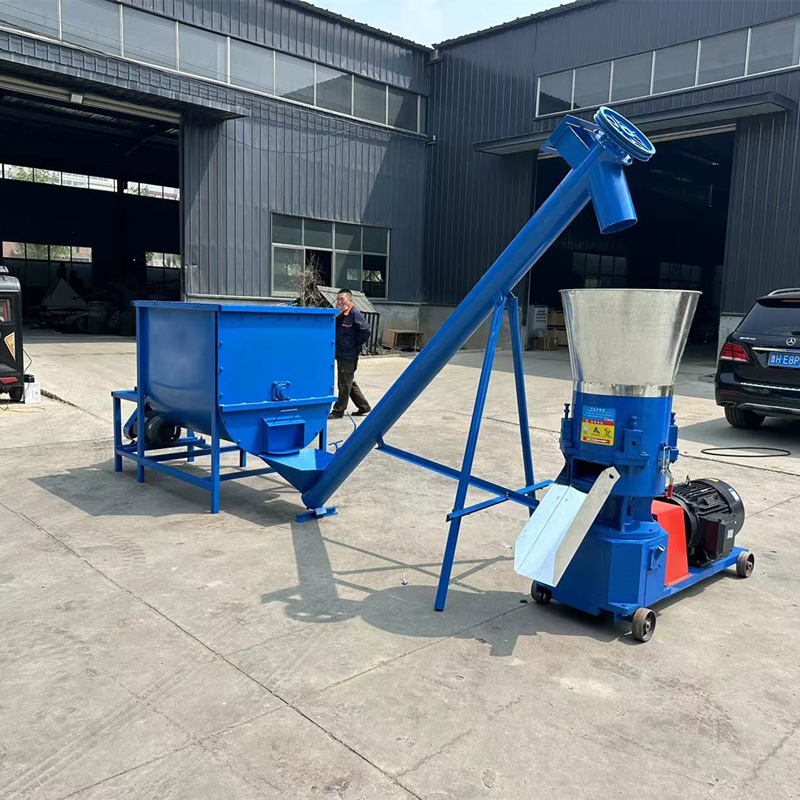 干湿两用饲料机养殖平模猪牛羊颗粒饲料机养殖家用小型饲料颗粒机