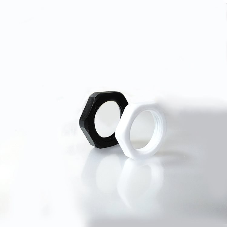 尼龙塑料电缆防水接头螺母 M12*1.5-塑料六角螺母  规格齐全