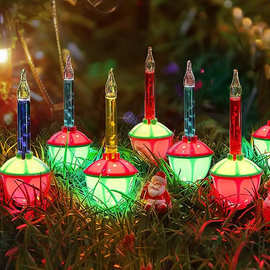 跨境美规120V圣诞节泡泡灯钨丝灯串 7灯 装饰氛围灯户外彩灯