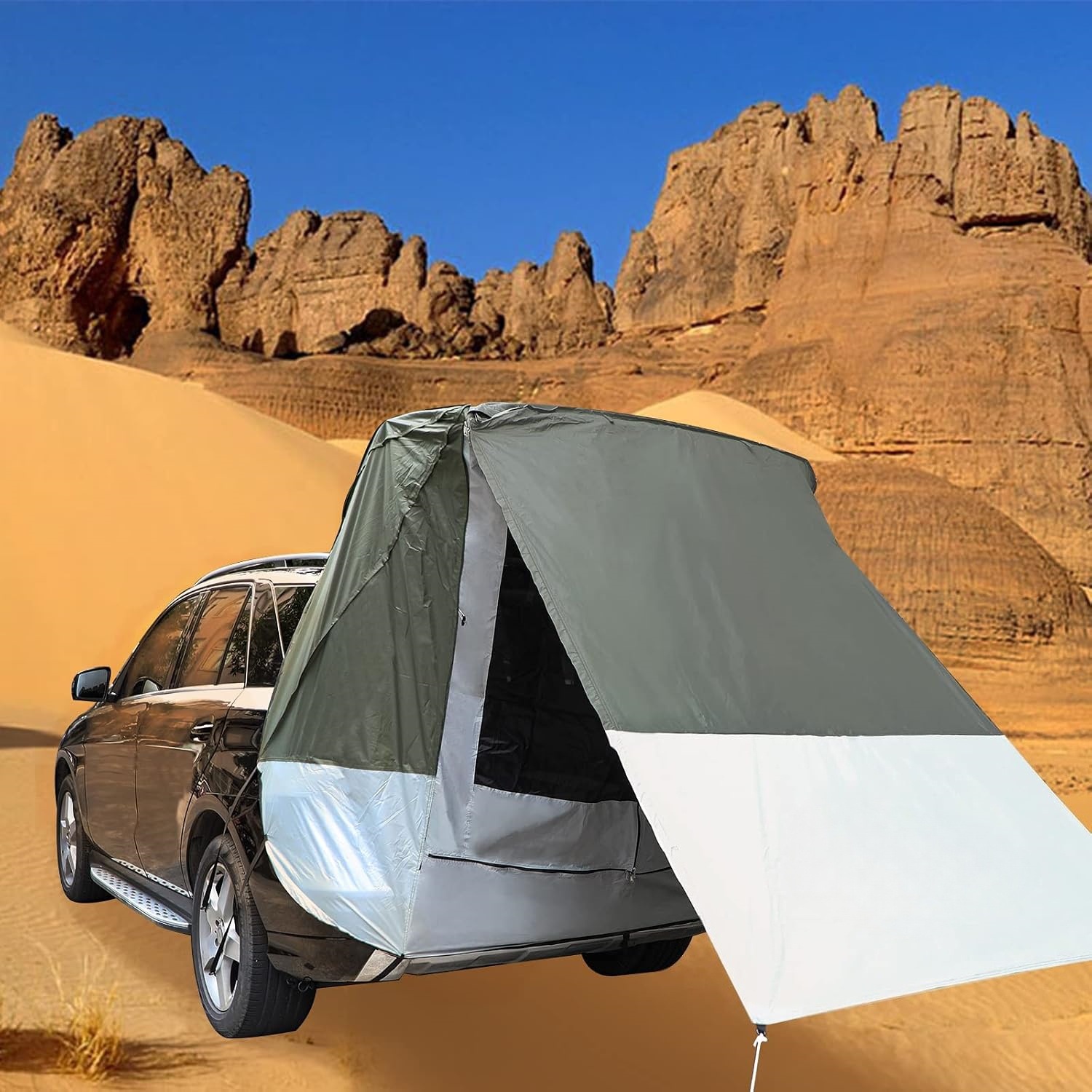 Cross-Border Outdoor Car Camping Tent, Portable and Easy-To-Set-Up Tent for Camping, Road Trips, and Changing Clothes