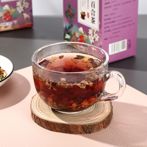Sour Jujube Seed Lily Root Poria Seed Lotus Seed Tea Non-Sleep Tea, Frequent Dreaming Health Tea, Red Date Goji Berry Anshu Tea Health Tea