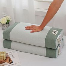 水洗荞麦枕头枕芯棉纯荞麦皮壳家用枕硬枕高枕学生源外贸工厂批发