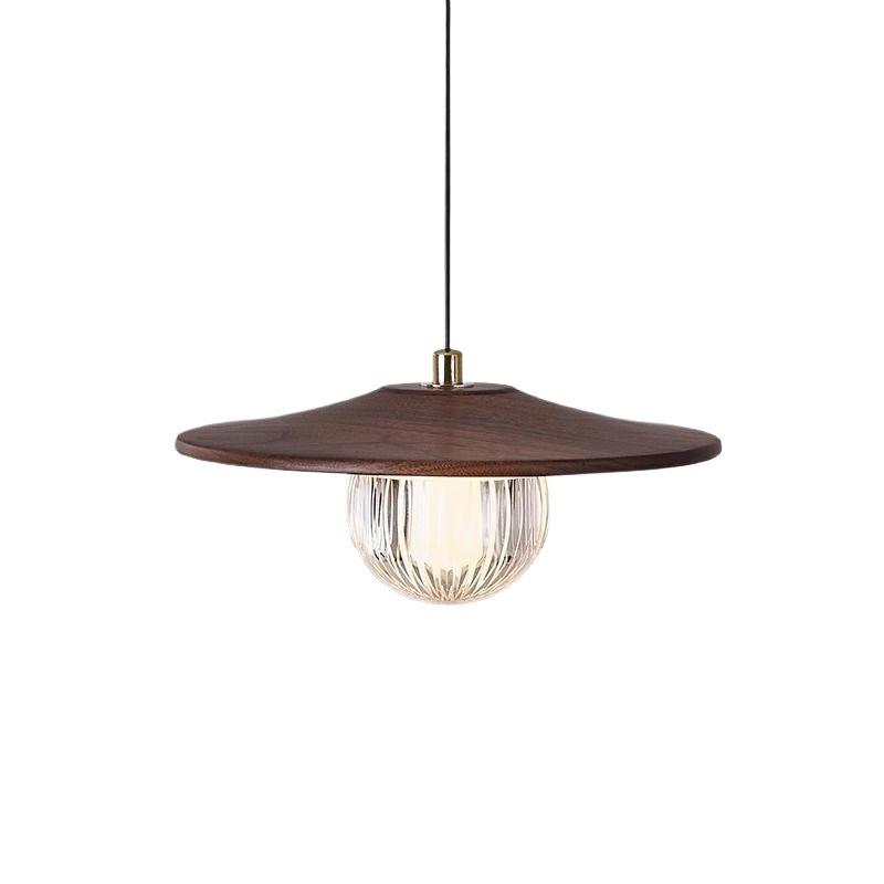 Candelabro de cabecera de dormitorio de madera maciza de estilo medio Wabi-Jifeng lámpara de nogal retro de estilo antiguo mesa de comedor de espectro completo, barra de bar, candelabro pequeño