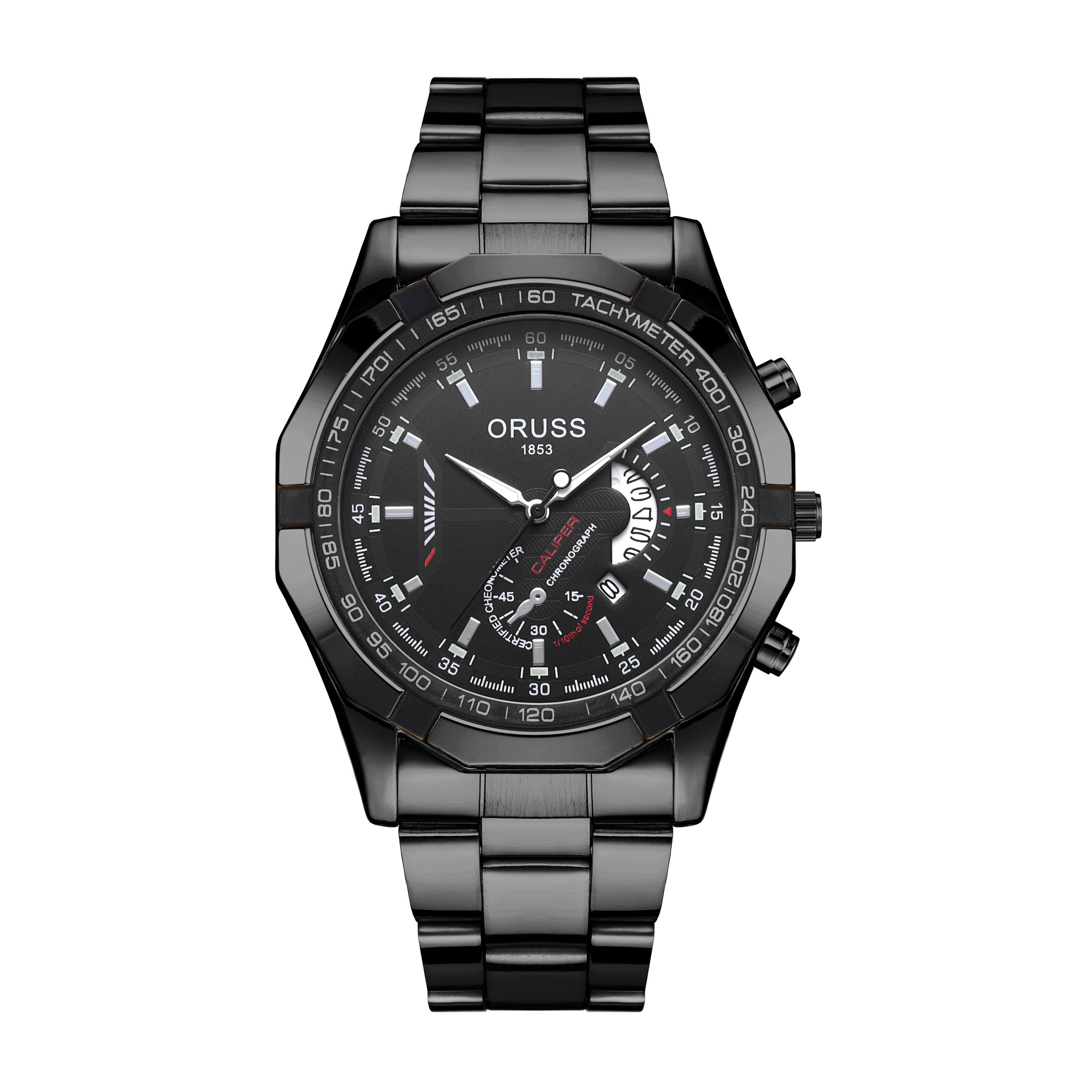 Men's Quartz Chronograph Watch Waterproof Trendy Calendar Dial_voghion.com