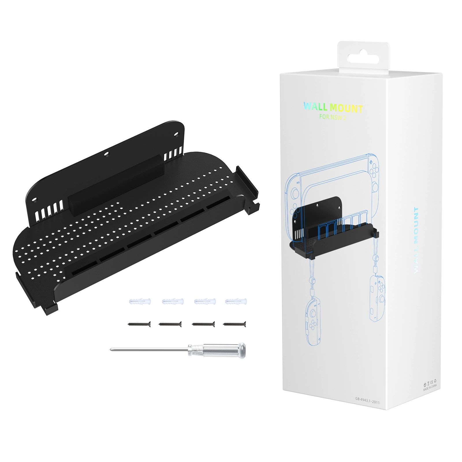 JYS Switch2/Switch/OLED универсальный настенный кронштейн для переключателя 2 стеллажа для хранения JYS-NS2291