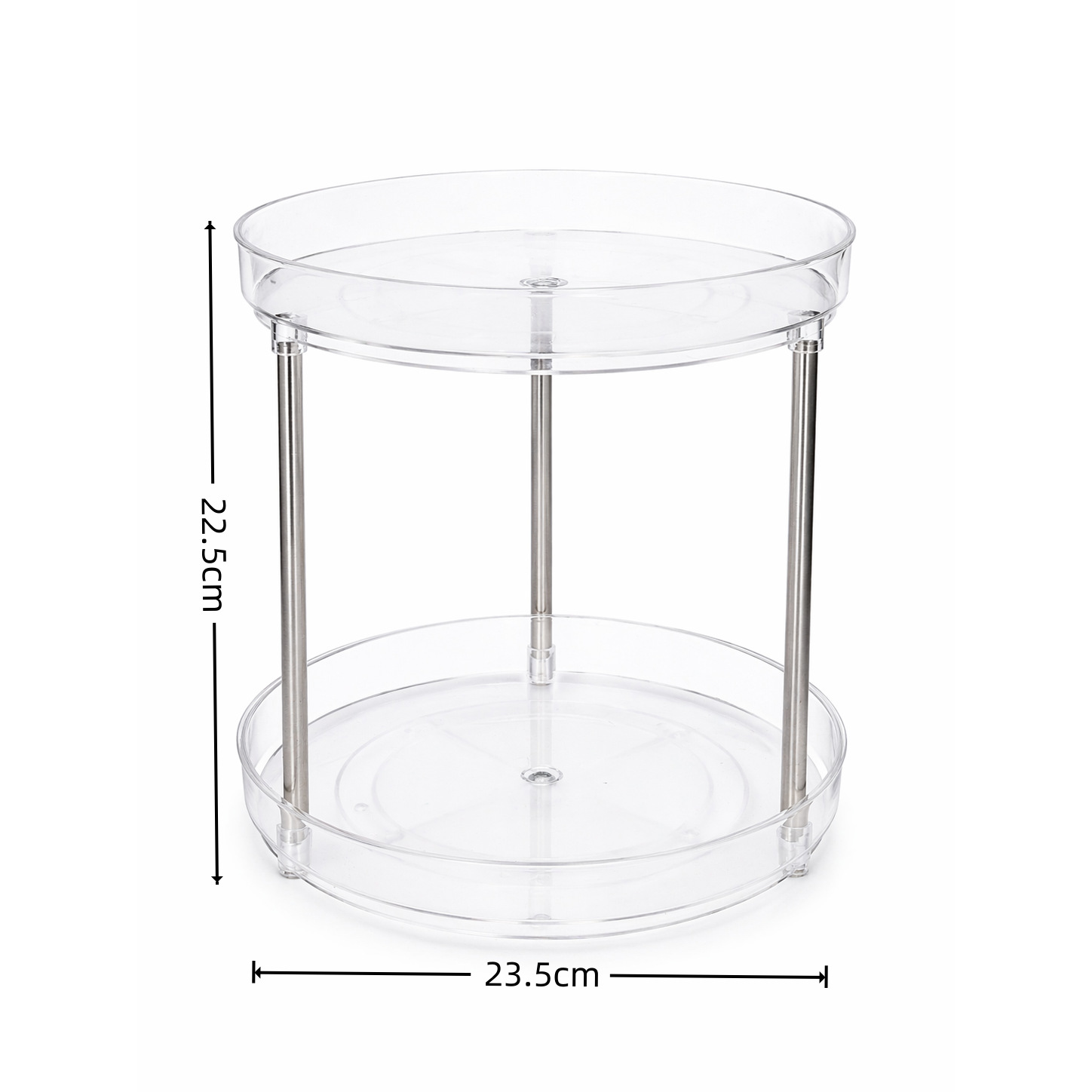 Estante de almacenamiento de condimentos de cocina giratoria transfronteriza Caja de almacenamiento de escritorio de baño Cosméticos de cuidado de la piel Estante de escritorio image 10