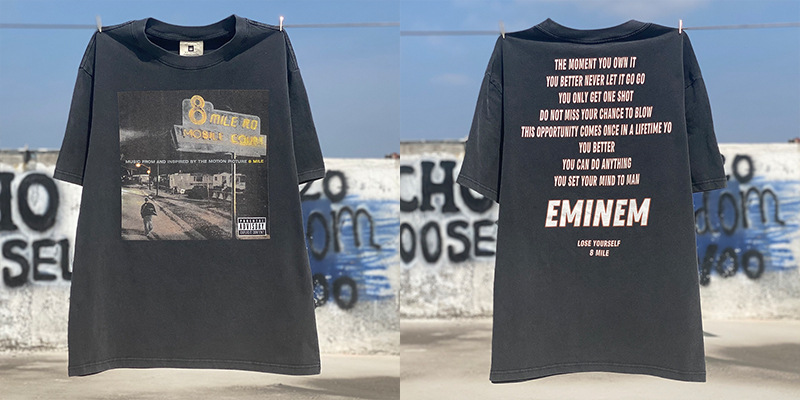 Vintage lavado viejo vintage manga corta marca de moda americana niebla calle suelta VTG casual cuello redondo hombres y mujeres camiseta