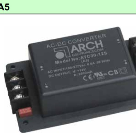 ATC30-A5系列带底座安装AC-DC电源ATC30-12S-A5  ATC30-15S-A2