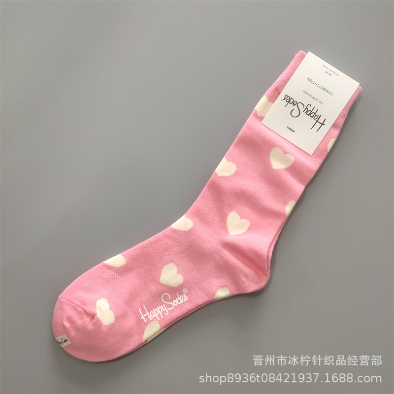 Happy socksスウェーデンのファッションブランドの女性が可愛いです。