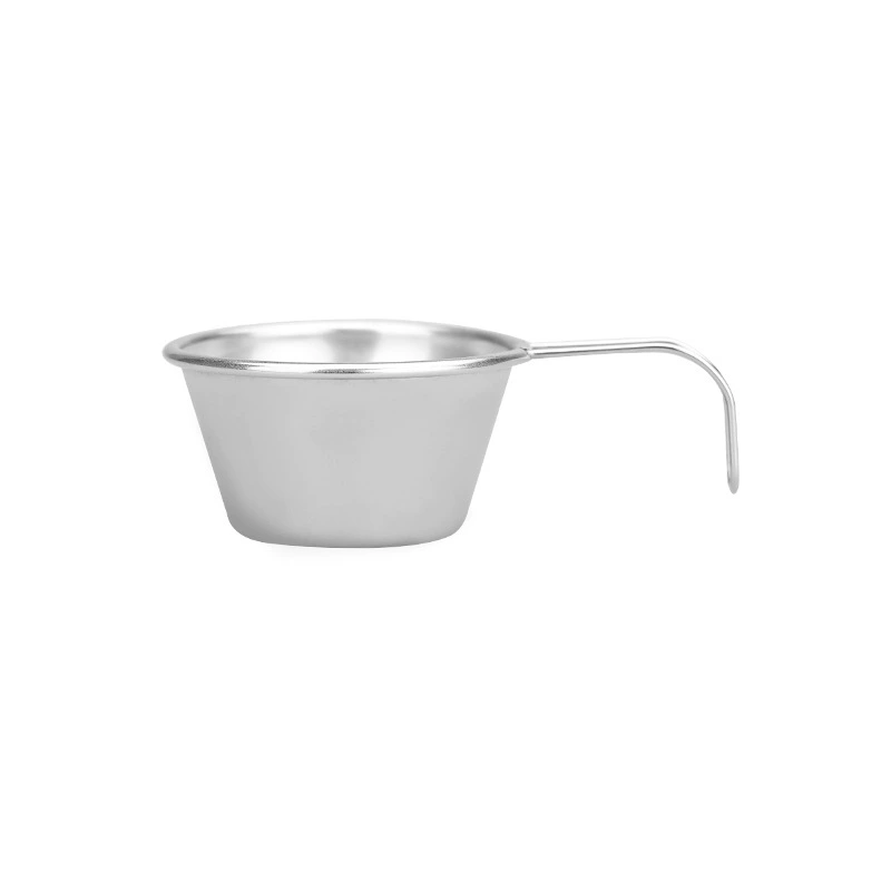 Small shot glass for camping, handheld tableware stainless steel