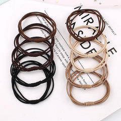 Korean influencer hair tie, elastic hair band, Instagram minimalist hair accessories, fine hair tie for women