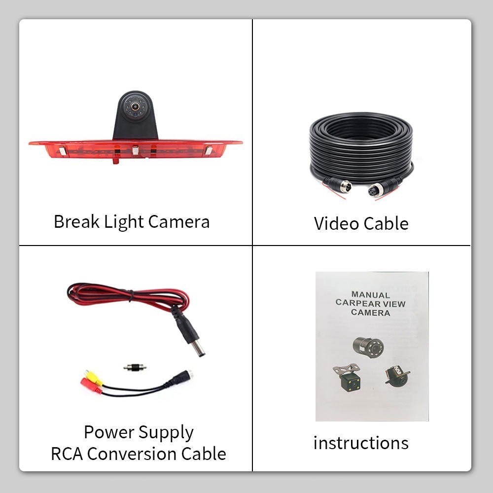 Used for Ford Transit high-position brake light 1080P high-definition night vision waterproof in-car reversing camera