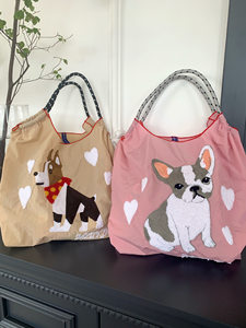 秋新作 刺繍カバン レディース 大容量 トートバッグ 通勤通学にアイテム