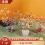 办公室定制客厅桌面水晶树
