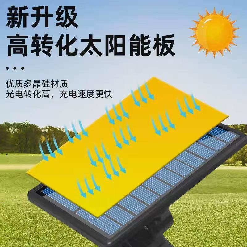 lámpara solar de pared multigrotación dividida lámpara de calle impermeable villa patio inducción del cuerpo humano lámpara de iluminación de carretera